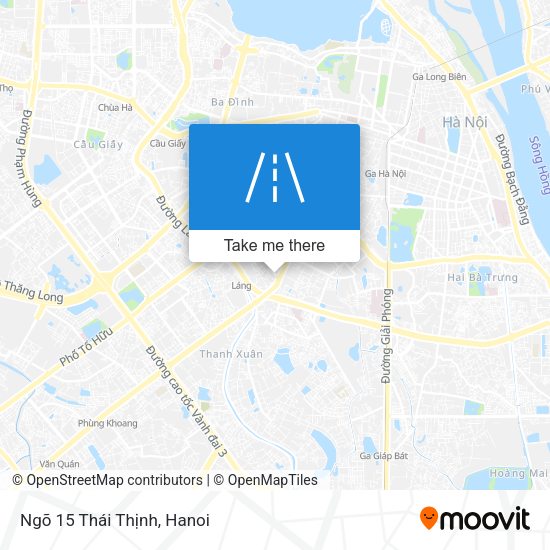Ngõ 15 Thái Thịnh map