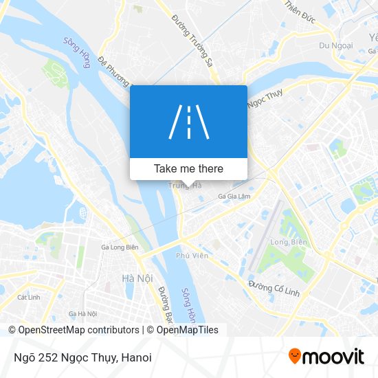 Ngõ 252 Ngọc Thụy map