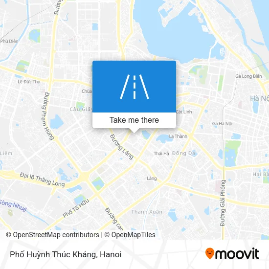 Phố Huỳnh Thúc Kháng map