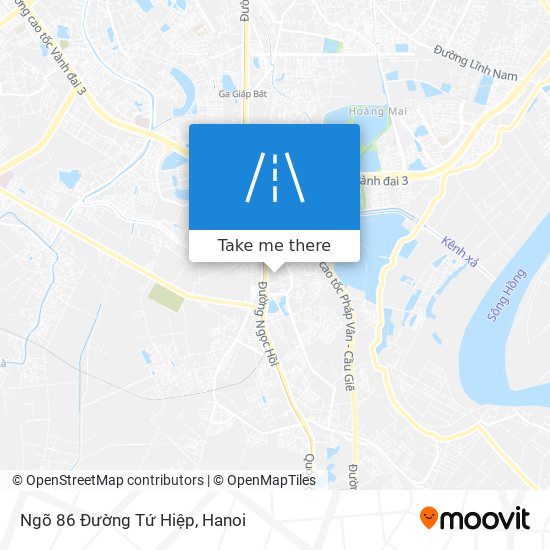 Ngõ 86 Đường Tứ Hiệp map