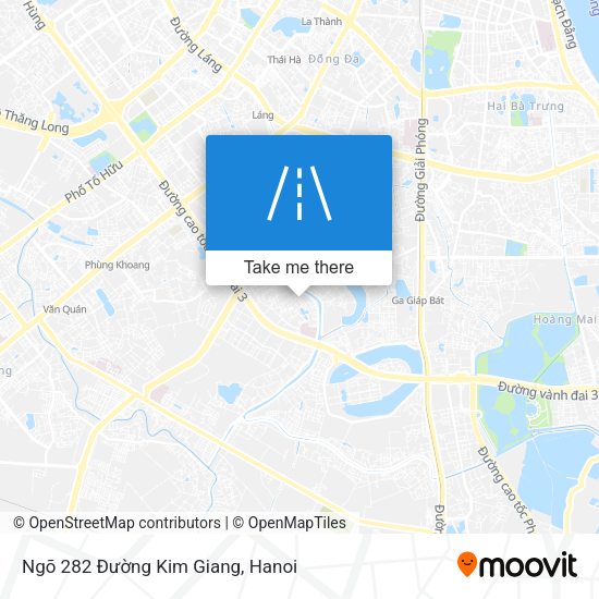 Ngõ 282 Đường Kim Giang map