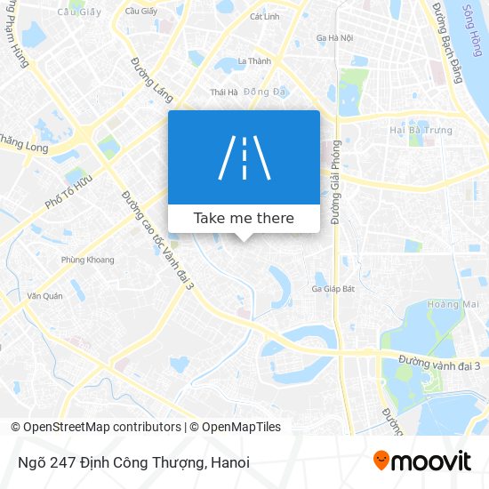 Ngõ 247 Định Công Thượng map