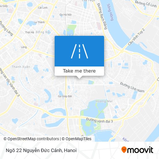 Ngõ 22 Nguyễn Đức Cảnh map