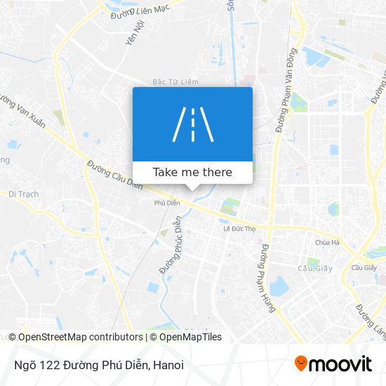 Ngõ 122 Đường Phú Diễn map