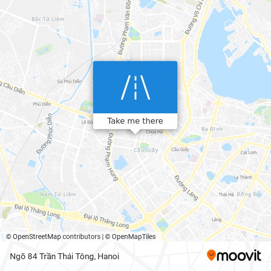 Ngõ 84 Trần Thái Tông map