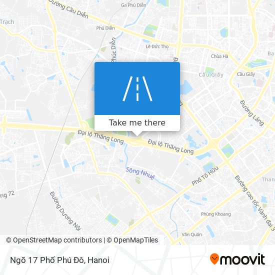 Ngõ 17 Phố Phú Đô map