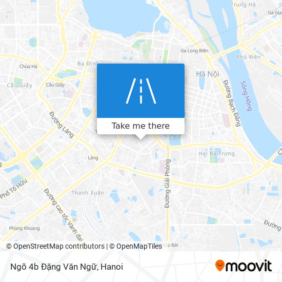 Ngõ 4b Đặng Văn Ngữ map