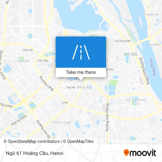 Ngõ 61 Hoàng Cầu map