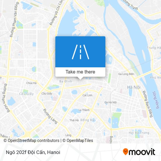 Ngõ 202f Đội Cấn map