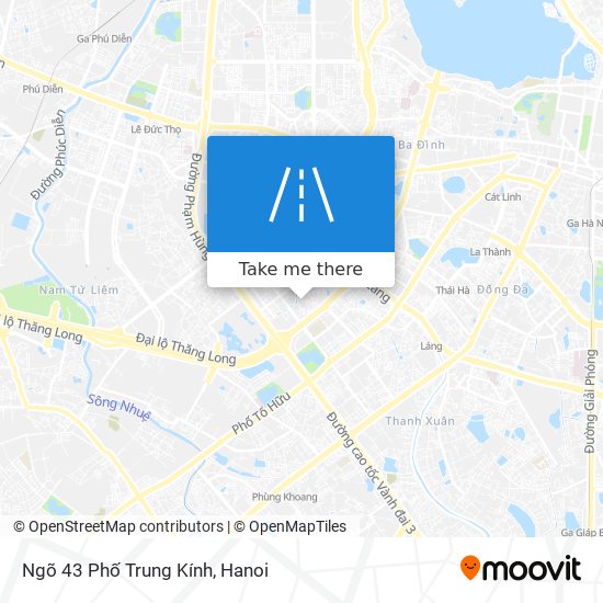 Ngõ 43 Phố Trung Kính map