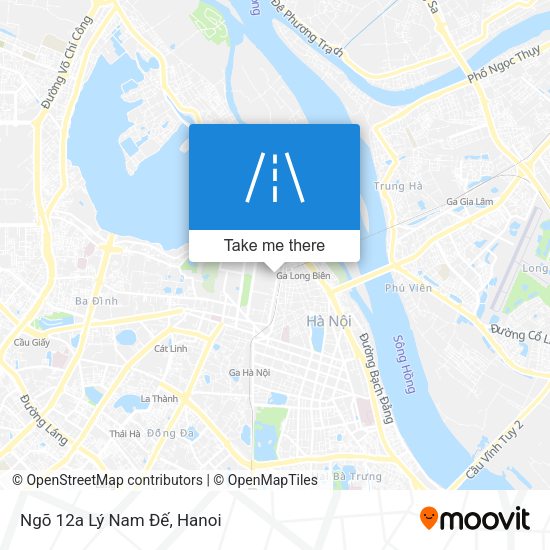 Ngõ 12a Lý Nam Đế map