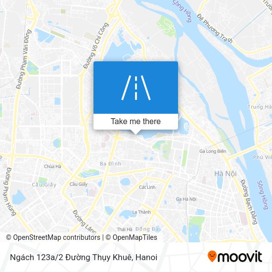 Ngách 123a/2 Đường Thụy Khuê map