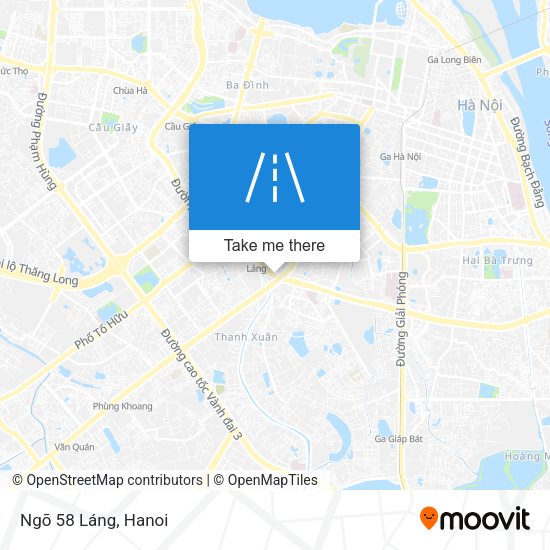 Ngõ 58 Láng map