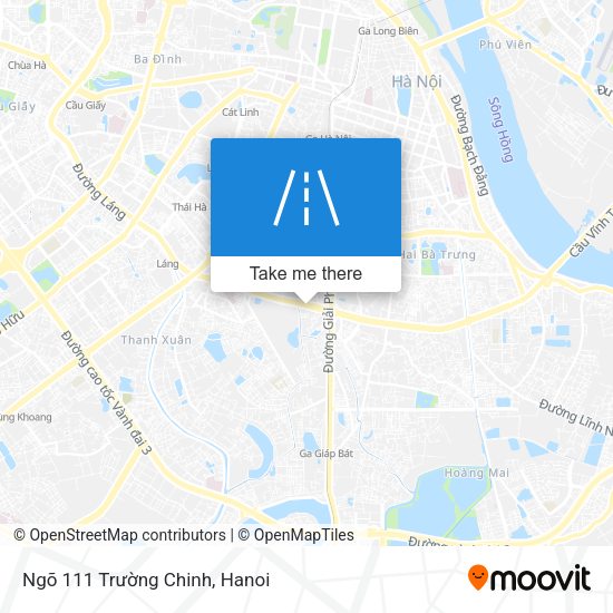 Ngõ 111 Trường Chinh map