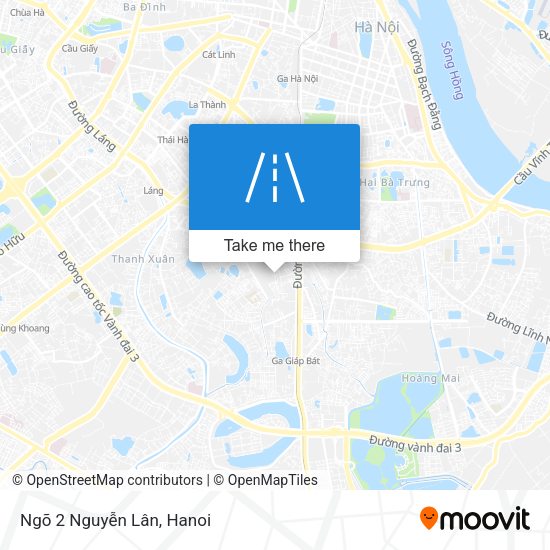 Ngõ 2 Nguyễn Lân map