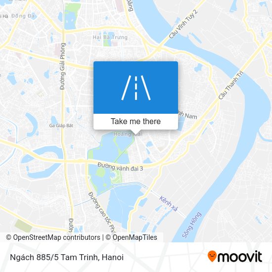 Ngách 885/5 Tam Trinh map
