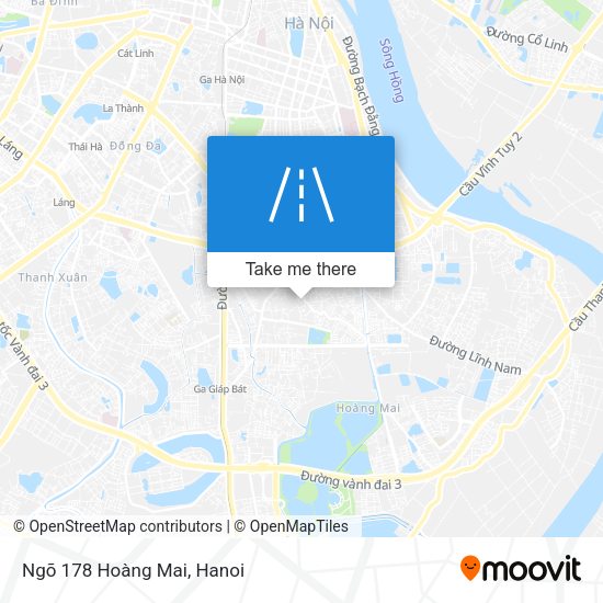 Ngõ 178 Hoàng Mai map