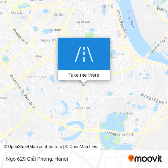 Ngõ 629 Giải Phóng map