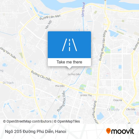 Ngõ 205 Đường Phú Diễn map