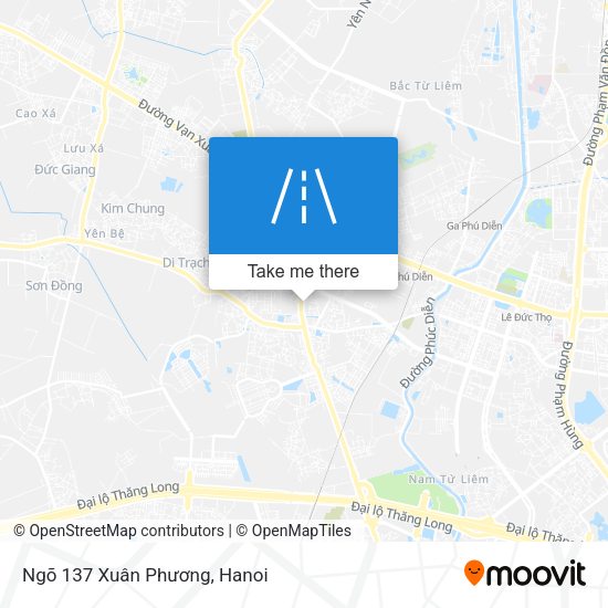 Ngõ 137 Xuân Phương map