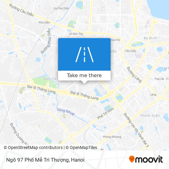 Ngõ 97 Phố Mễ Trì Thượng map