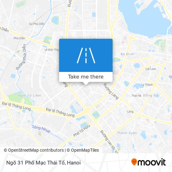 Ngõ 31 Phố Mạc Thái Tổ map