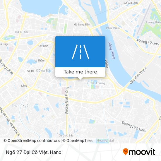 Ngõ 27 Đại Cồ Việt map