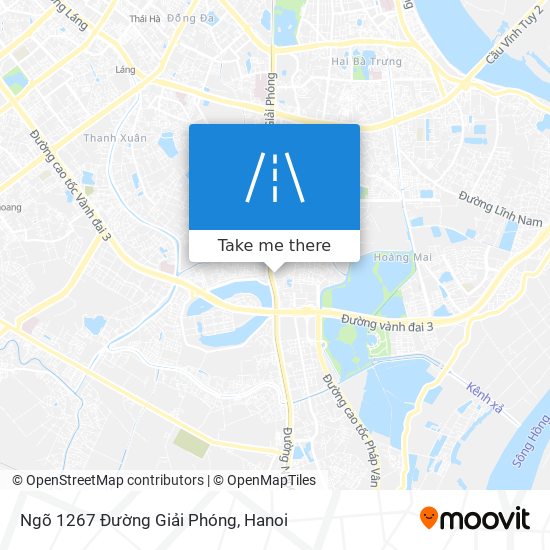 Ngõ 1267 Đường Giải Phóng map