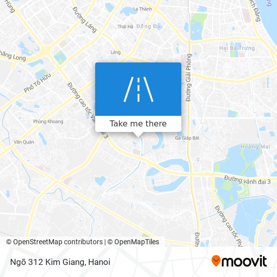 Ngõ 312 Kim Giang map
