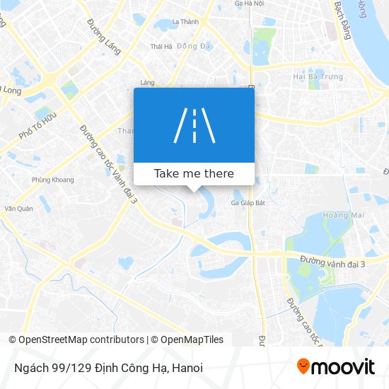 Ngách 99/129 Định Công Hạ map