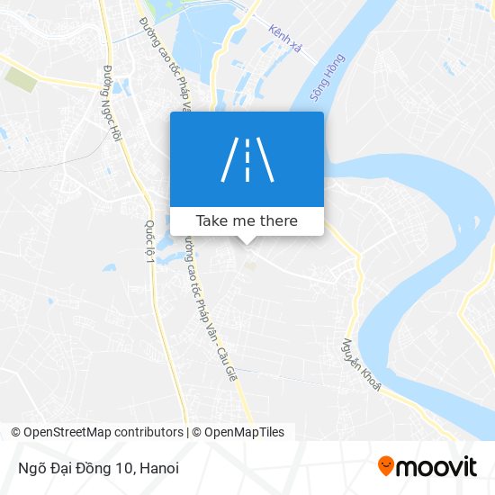 Ngõ Đại Đồng 10 map