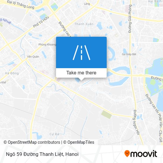Ngõ 59 Đường Thanh Liệt map