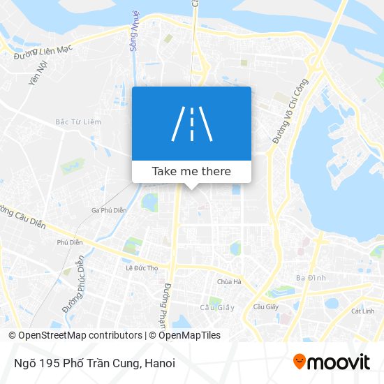 Ngõ 195 Phố Trần Cung map