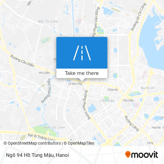 Ngõ 94 Hồ Tùng Mậu map