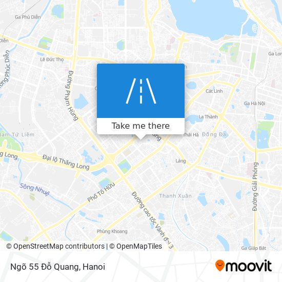 Ngõ 55 Đỗ Quang map