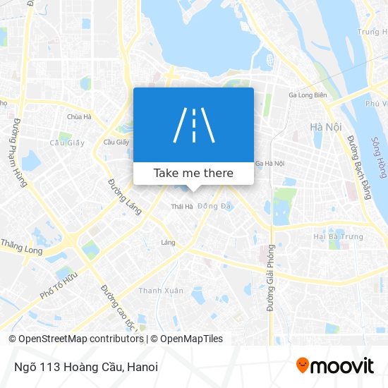 Ngõ 113 Hoàng Cầu map