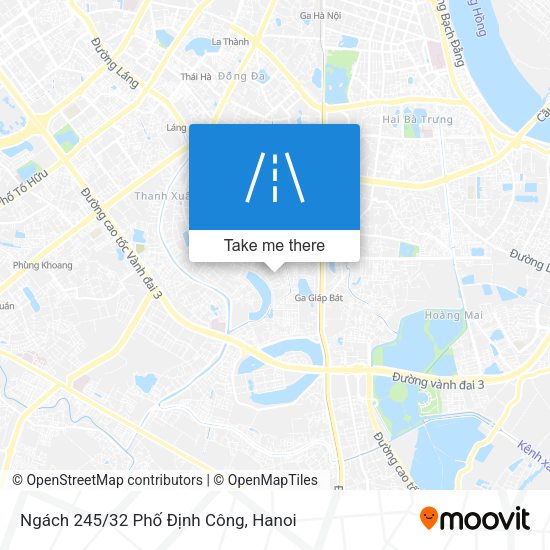 Ngách 245/32 Phố Định Công map
