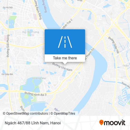 Ngách 467/88 Lĩnh Nam map