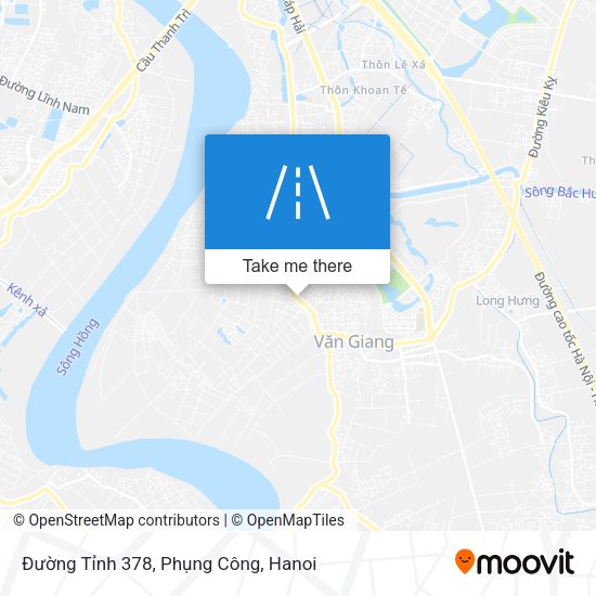 Đường Tỉnh 378, Phụng Công map