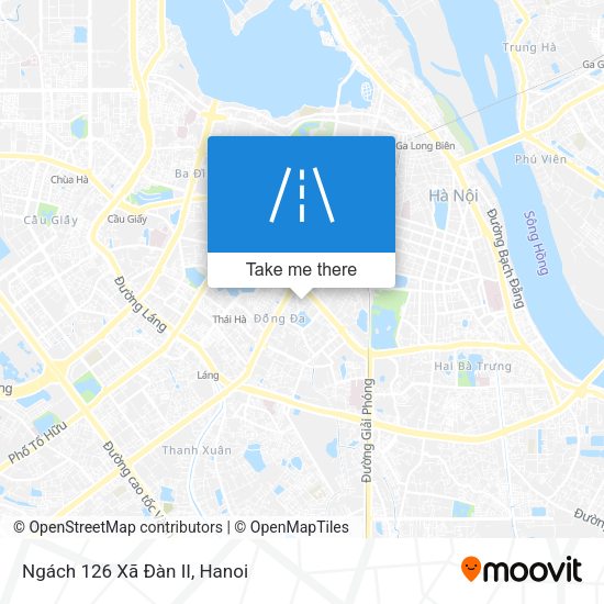 Ngách 126 Xã Đàn II map