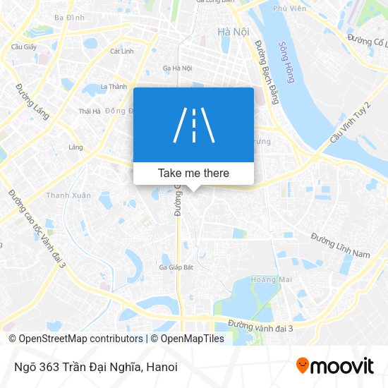 Ngõ 363 Trần Đại Nghĩa map