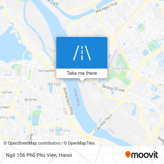 Ngõ 156 Phố Phú Viên map