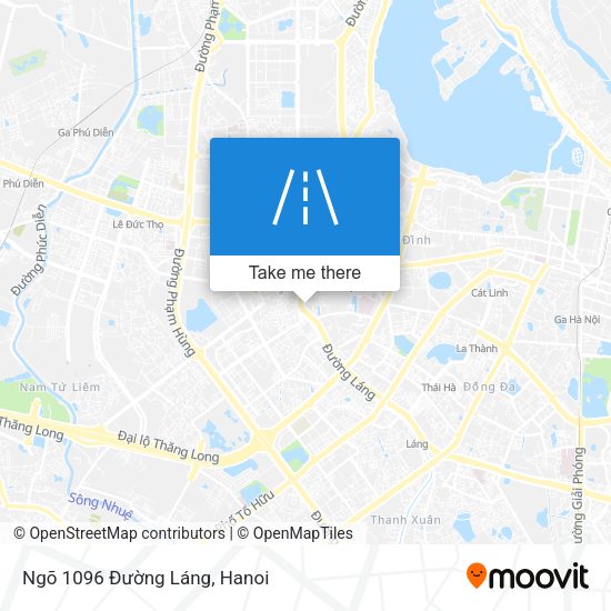 Ngõ 1096 Đường Láng map