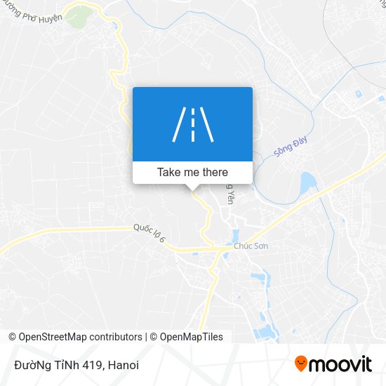 ĐườNg TỉNh 419 map