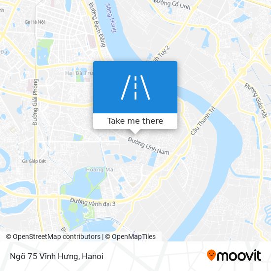 Ngõ 75 Vĩnh Hưng map