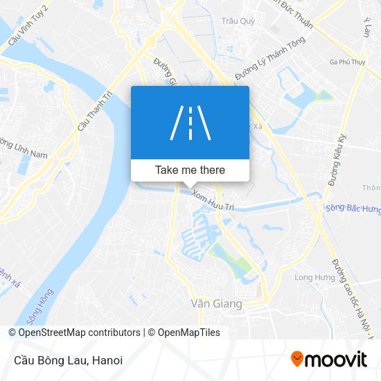 Cầu Bông Lau map