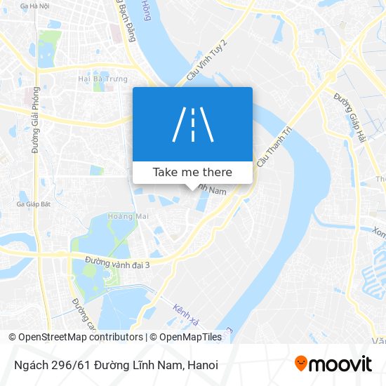 Ngách 296/61 Đường Lĩnh Nam map