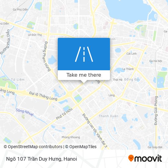 Ngõ 107 Trần Duy Hưng map