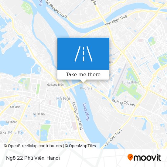 Ngõ 22 Phú Viên map