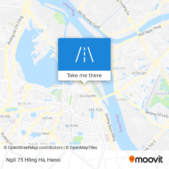 Ngõ 75 Hồng Hà map